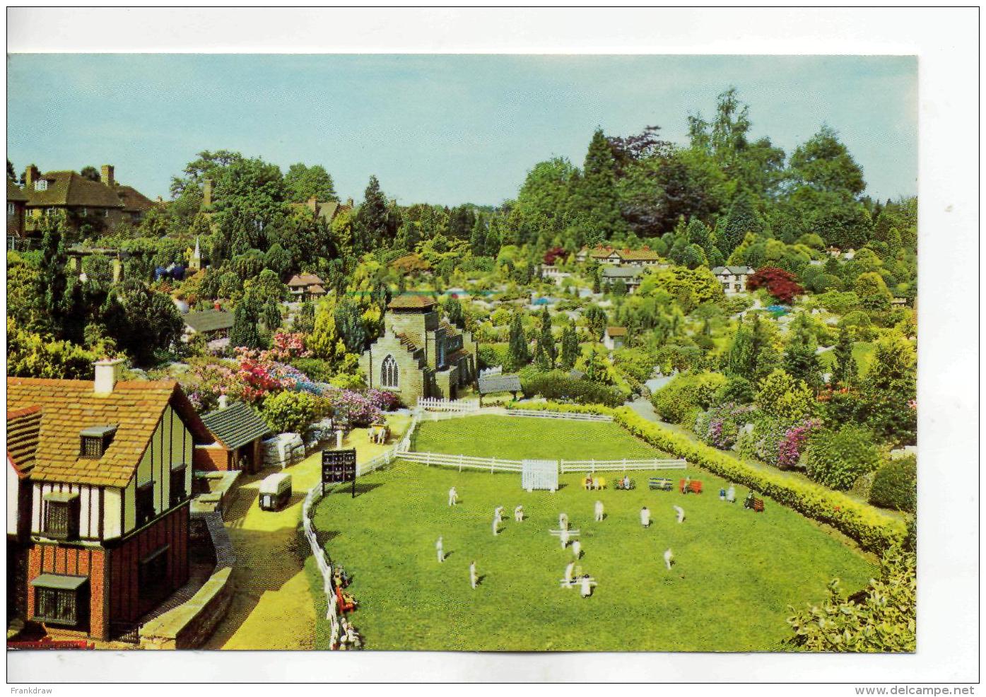 Postcard - The Cricket Ground, Bekonscot, Beaconsfield - Unused Very Good - Unclassified