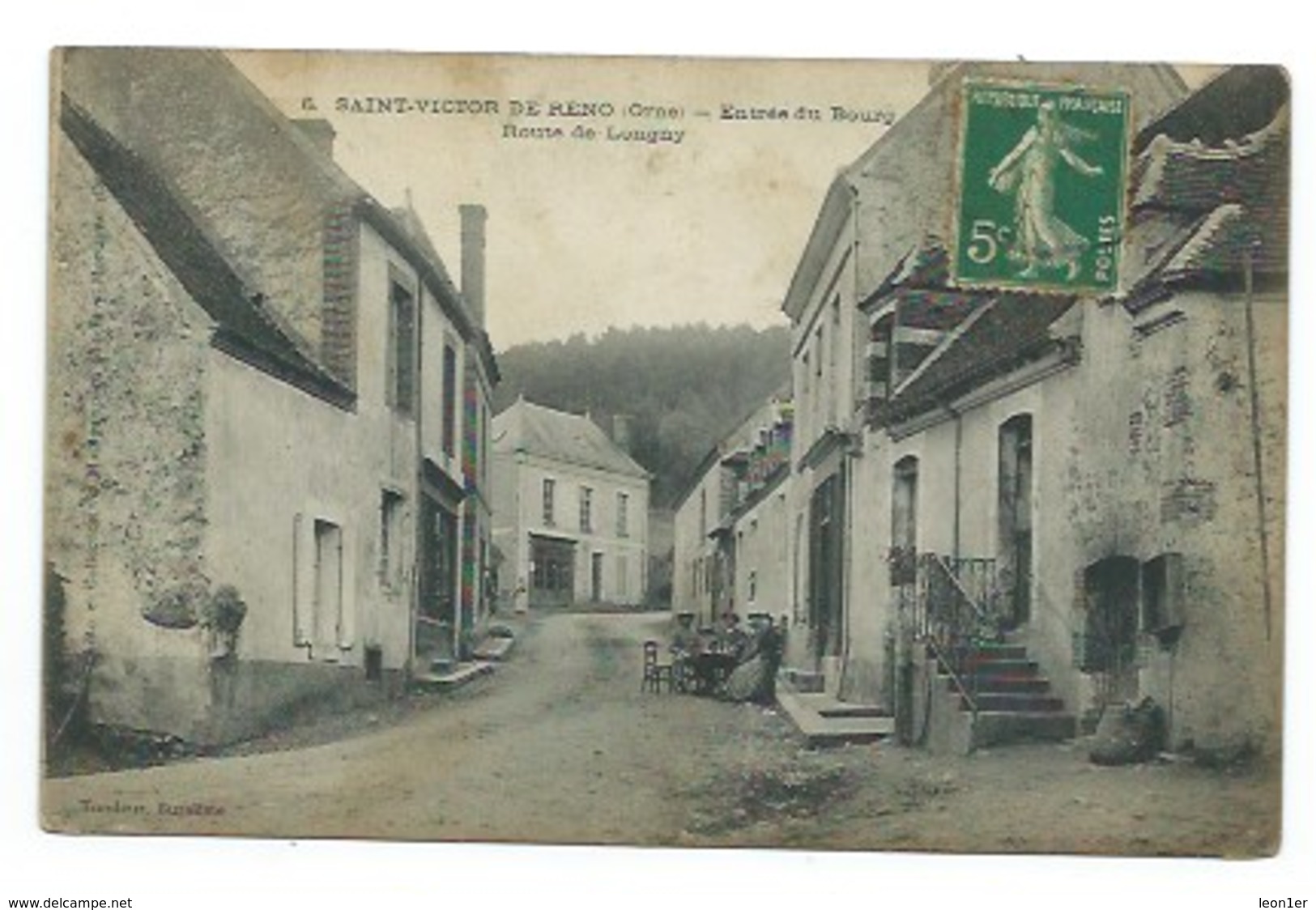 61 - SAINT-VICTOR-DE-RENO - Entrée Du Bourg - Route De Longny - CPA - Otros & Sin Clasificación