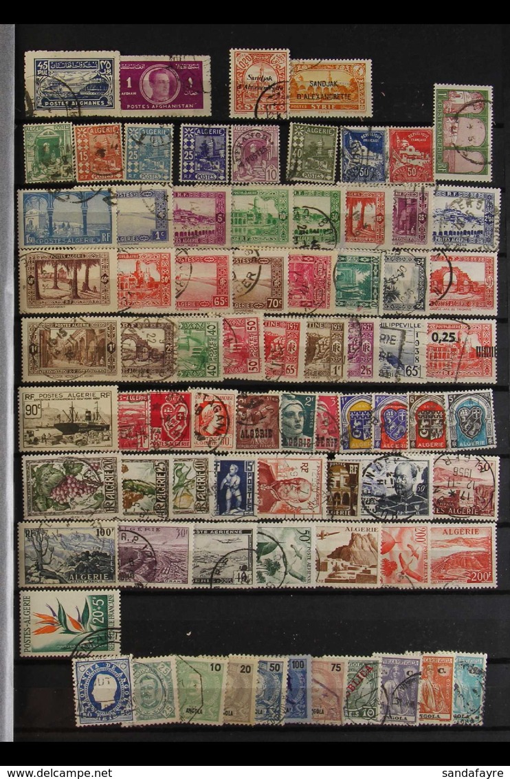 OVERSEAS COUNTRIES COLLECTION Late 19th Century To 1960's All Different World Used Collection (virtually No Europe Or Br - Andere & Zonder Classificatie