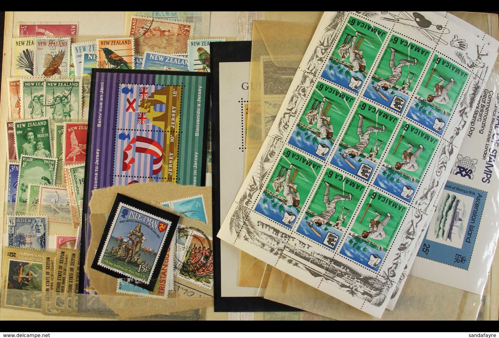 STAMP JUNK BOX Balance Of An Estate, Includes Never Hinged Mint Sets From South Africa & South West Africa To 1970s, 197 - Autres & Non Classés