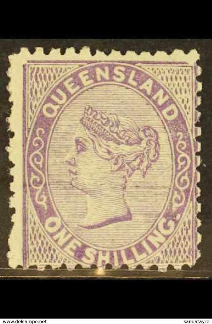 QUEENSLAND 1879-81 1s Pale Lilac Watermark W 6, SG 145, Fine Mint, Very Fresh. For More Images, Please Visit Http://www. - Other & Unclassified