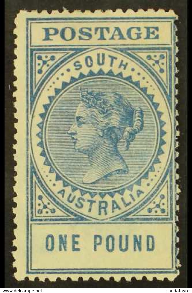 SOUTH AUSTRALIA 1904-11 £1 Blue Perf 12½, SG 292a, Fine Mint, Very Fresh. For More Images, Please Visit Http://www.sanda - Sonstige & Ohne Zuordnung