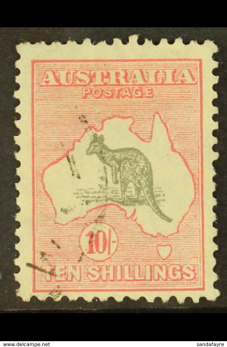 1931-36 10s Grey And Pink Kangaroo, SG 1436, Good Used, Light Cancel And Fresh Colour. For More Images, Please Visit Htt - Other & Unclassified