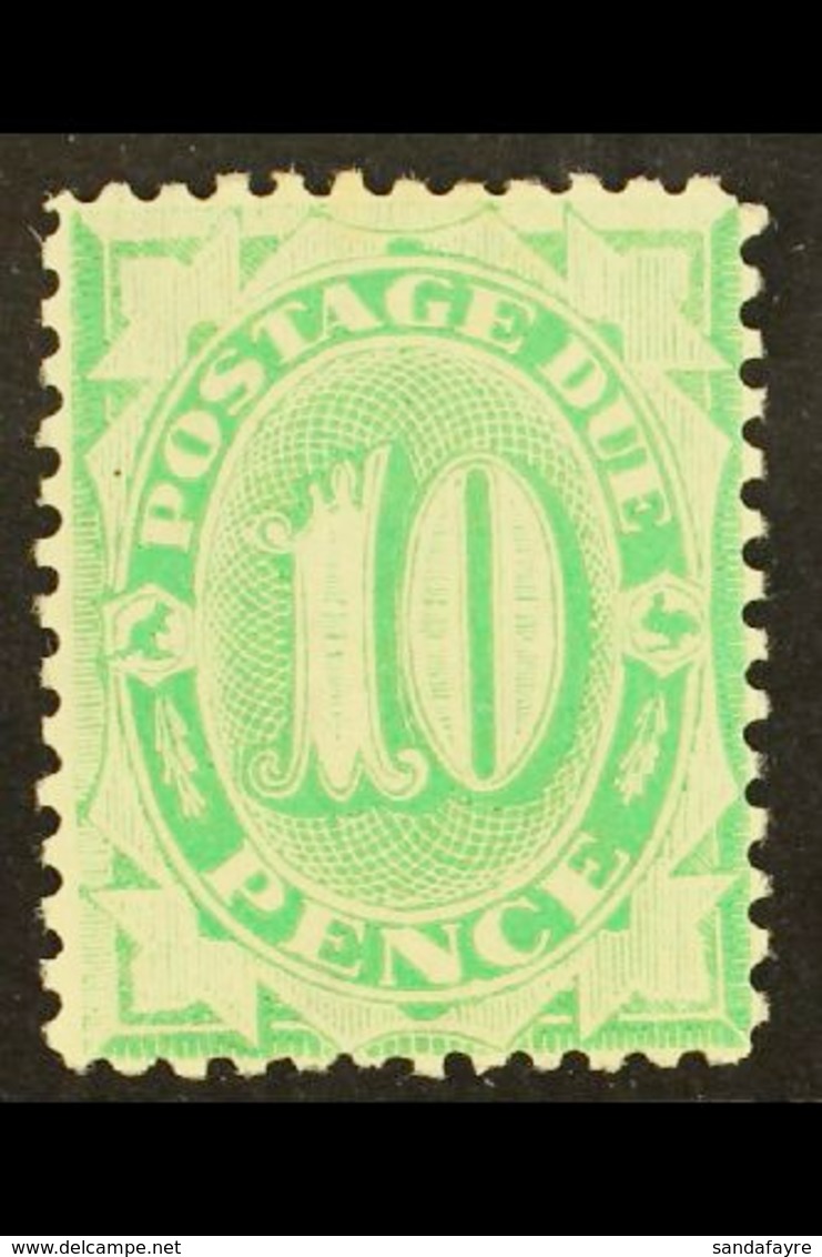 POSTAGE DUE 1902-04 10d Emerald-green, Perf 11½, 12, SG D18, Fine Mint. For More Images, Please Visit Http://www.sandafa - Other & Unclassified