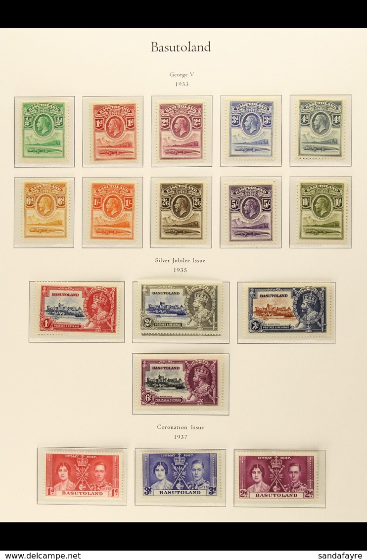 1933-1966 DELIGHTFUL MINT Collection On Hingeless Printed Leaves. A COMPLETE BASIC RUN, SG 1/105, Plus The Postage Dues, - Altri & Non Classificati