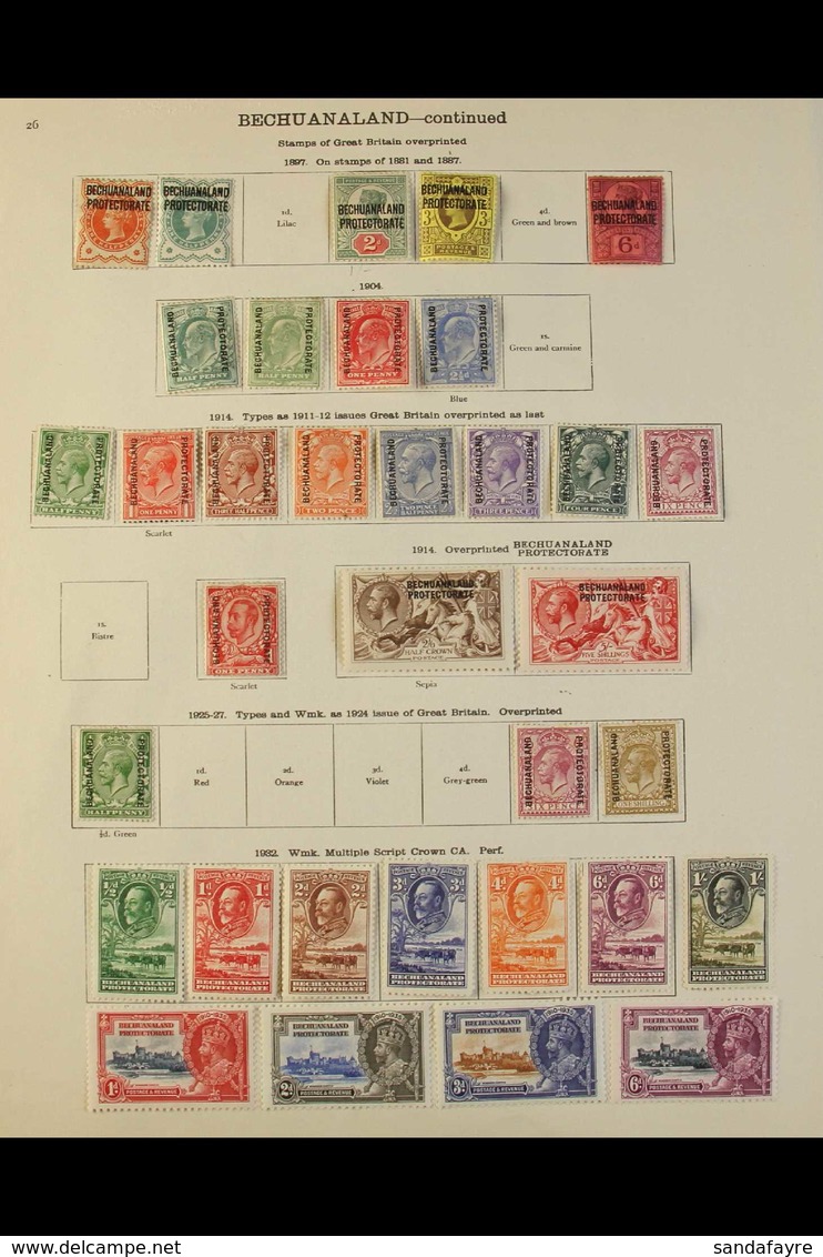1885-1936 OLD TIME MINT COLLECTION Presented On Album Pages. Includes 1885-87 ½d & 3d, 1888 3d & 1s, 1888 1d On 1d, 6d O - Other & Unclassified