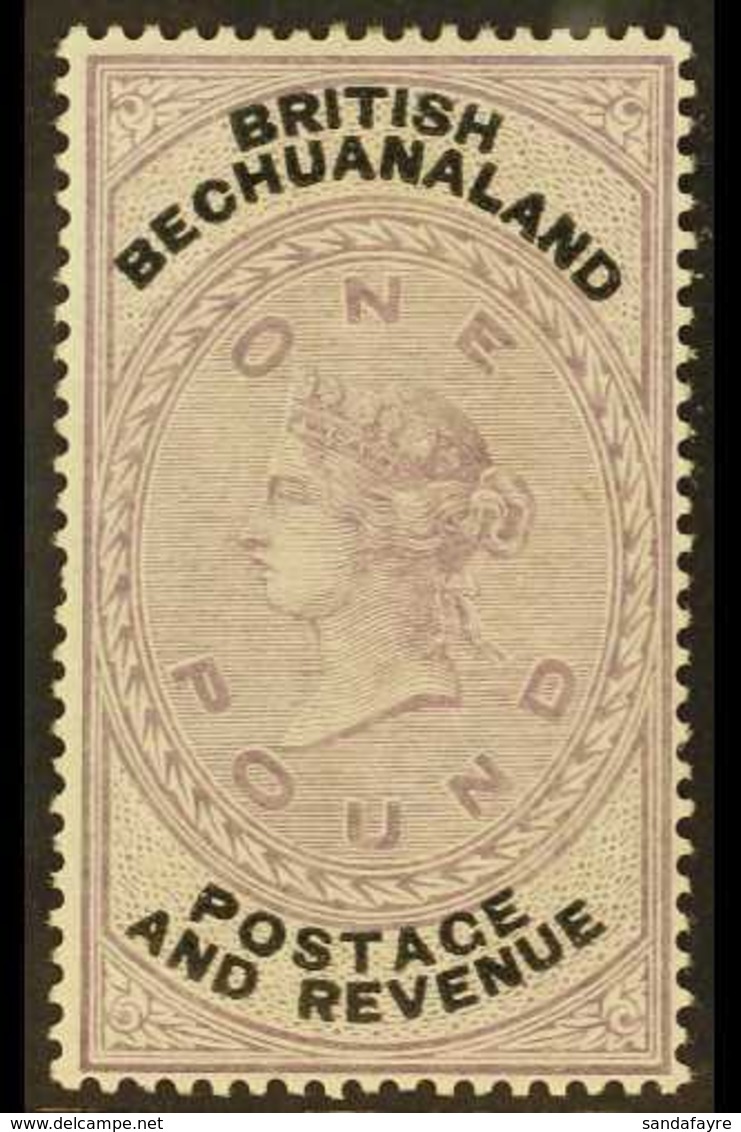 1888 £1 Lilac And Black, SG 20, Mint Lightly Hinged With Glorious Crisp Appearance. A Beauty. For More Images, Please Vi - Sonstige & Ohne Zuordnung