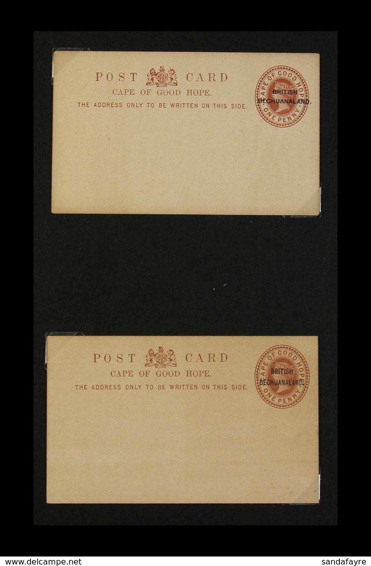 POSTAL STATIONERY POSTAL CARDS 1886-1890 Fine Unused Collection, Includes 1886 1d Types 1, 2 & 3, 1888 ½d (rated R) & 1d - Other & Unclassified