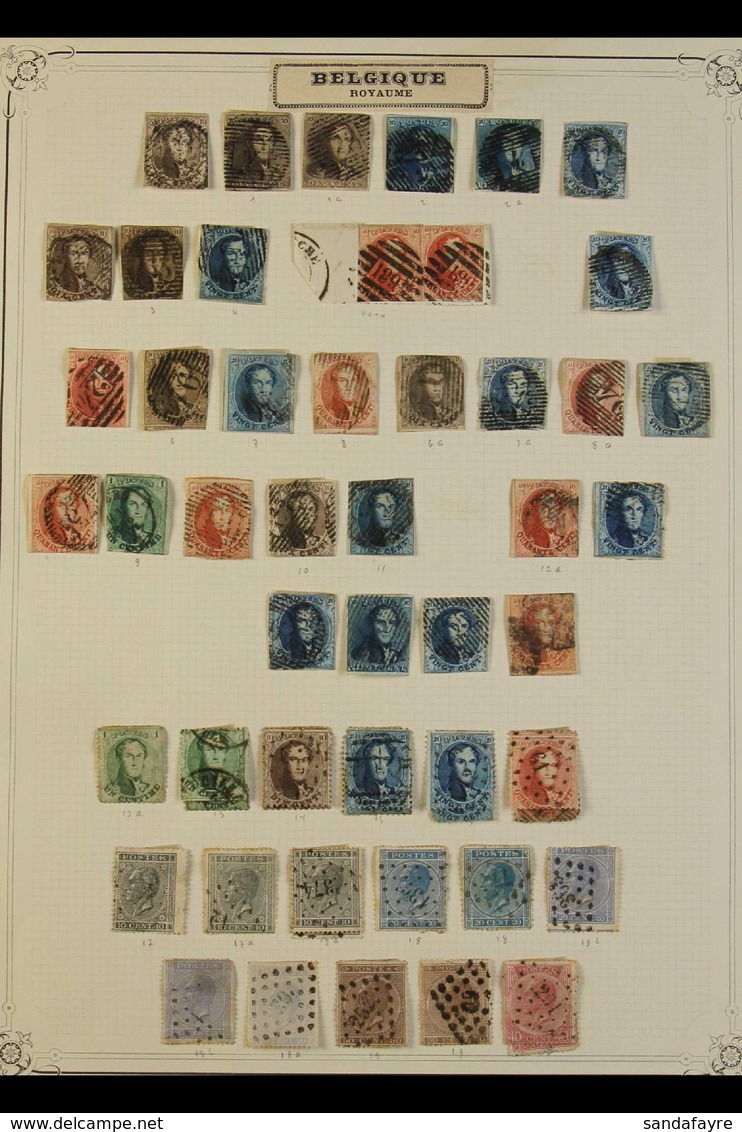 1849-1939 INTERESTING OLD TIME COLLECTION On Pages, Mint & Used Stamps, Includes 1849 10c (x2) & 20c (x2) Epaulettes Use - Altri & Non Classificati