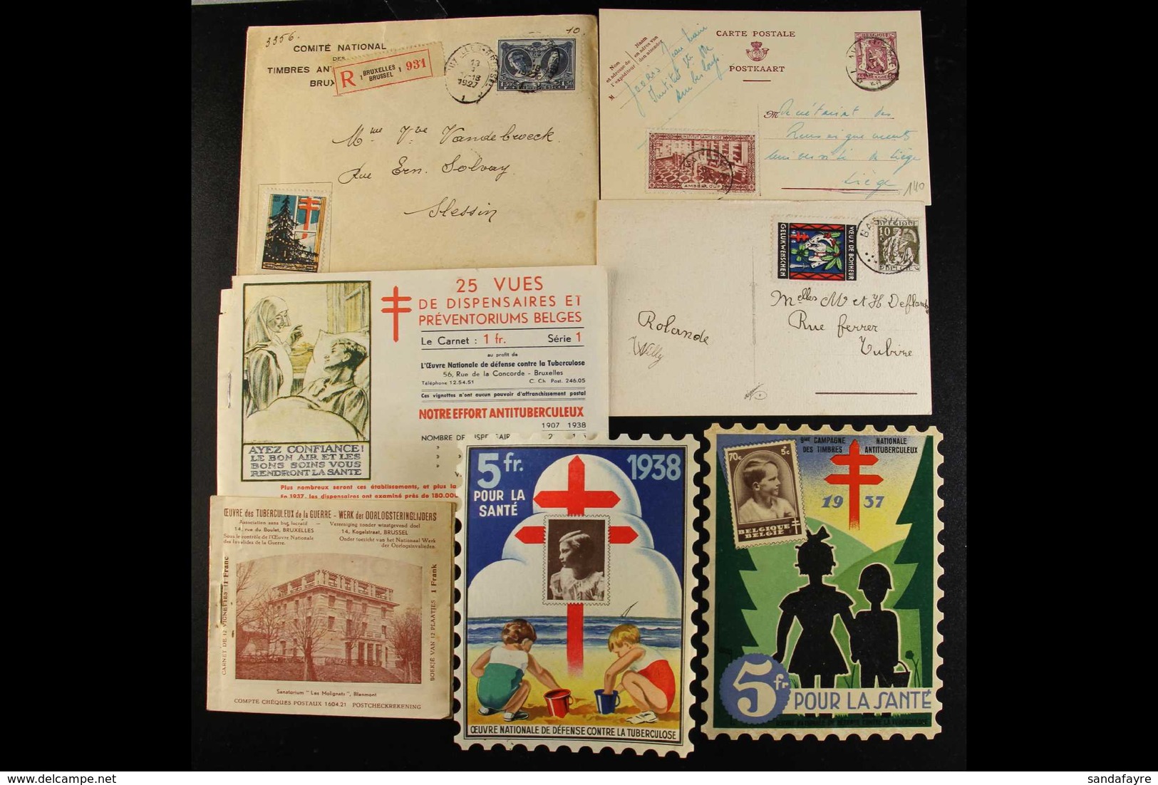 CINDERELLAS - ANTI-TB 1920's To 1940's Delightful Collection Of Stamps And Covers. Good Range Of Stamps Including 1937 & - Other & Unclassified