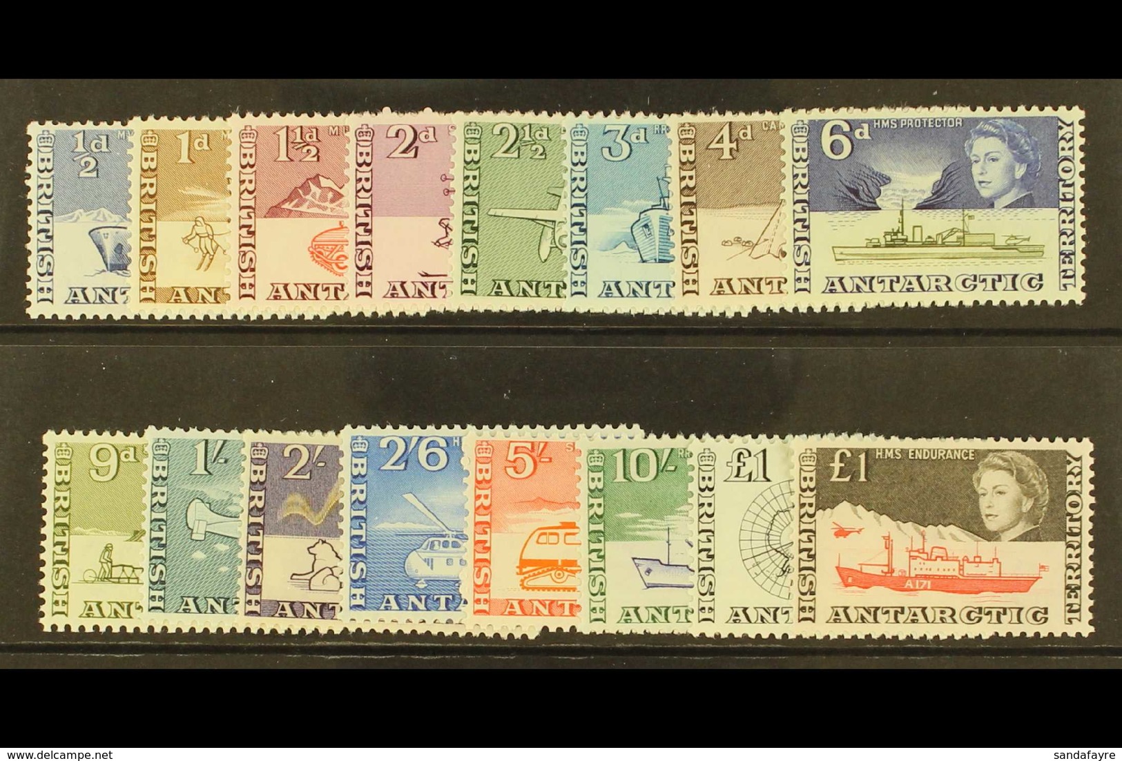 1963 Complete Set, SG 1/15a, Very Fine Never Hinged Mint. (16 Stamps) For More Images, Please Visit Http://www.sandafayr - Sonstige & Ohne Zuordnung