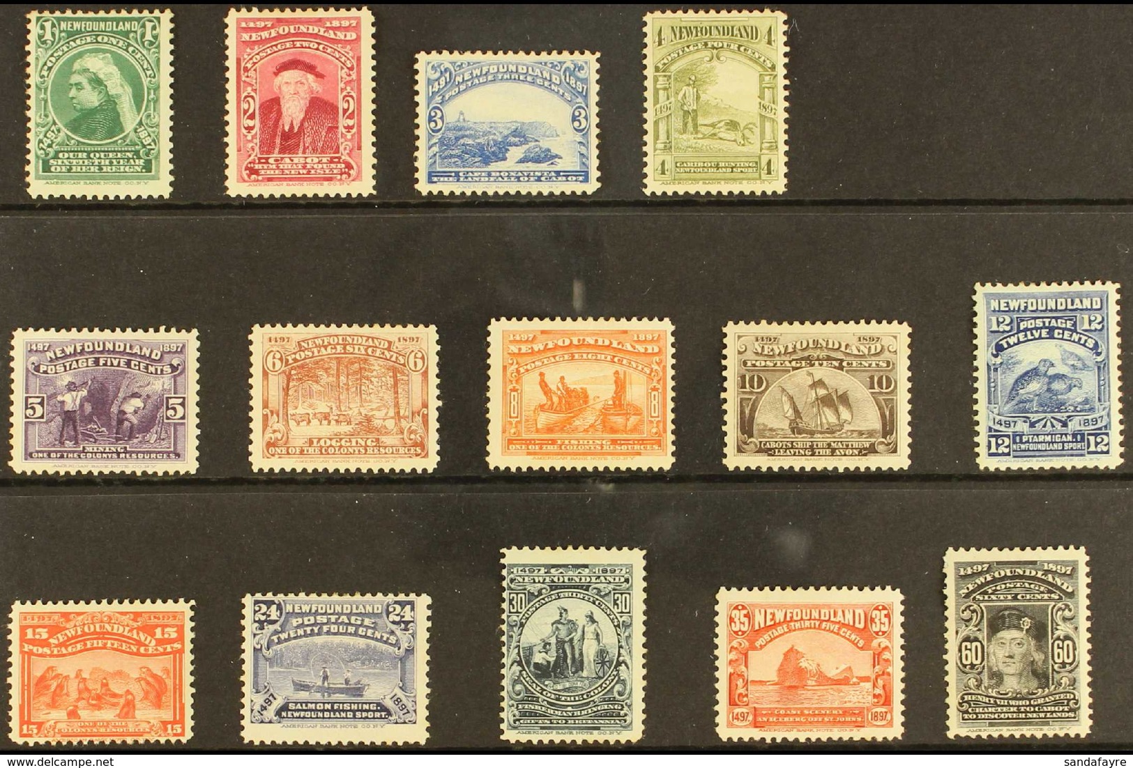 1897 400th Anniversary Of Discovery Set, SG 66/79, Good To Fine Mint (14 Stamps) For More Images, Please Visit Http://ww - Sonstige & Ohne Zuordnung