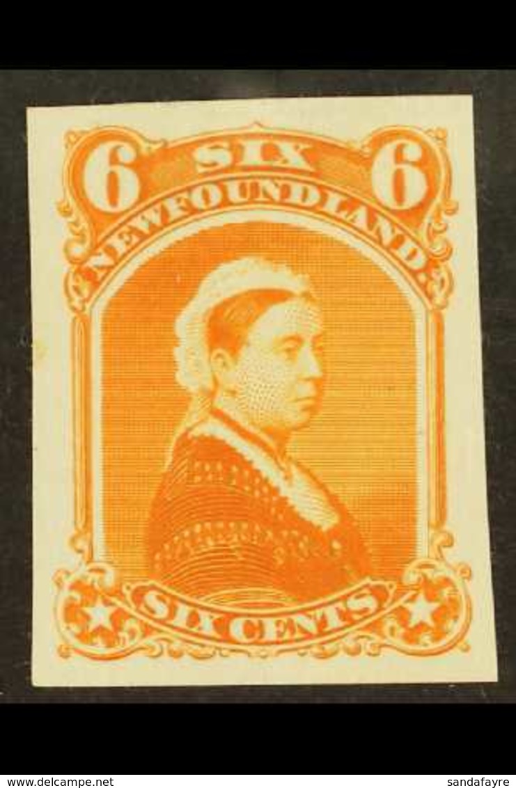 1868 6c Rose, Queen Victoria, As SG 39, Die Proof In Orange On India, Uni 35TC, Very Fine And Fresh. For More Images, Pl - Other & Unclassified