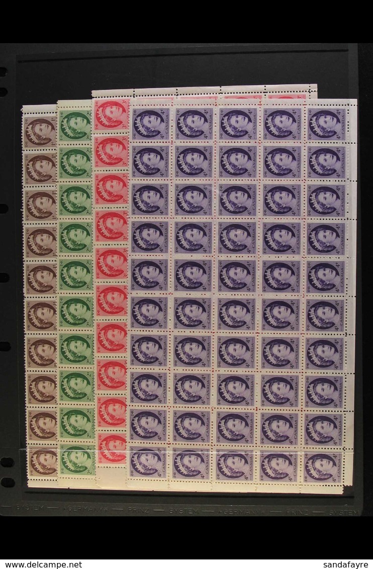 1947-62 NHM MULTIPLES A Delightful Group Of Never Hinged Mint Multiples Inc Sheets With Selvedge To All Sides, With 1947 - Other & Unclassified