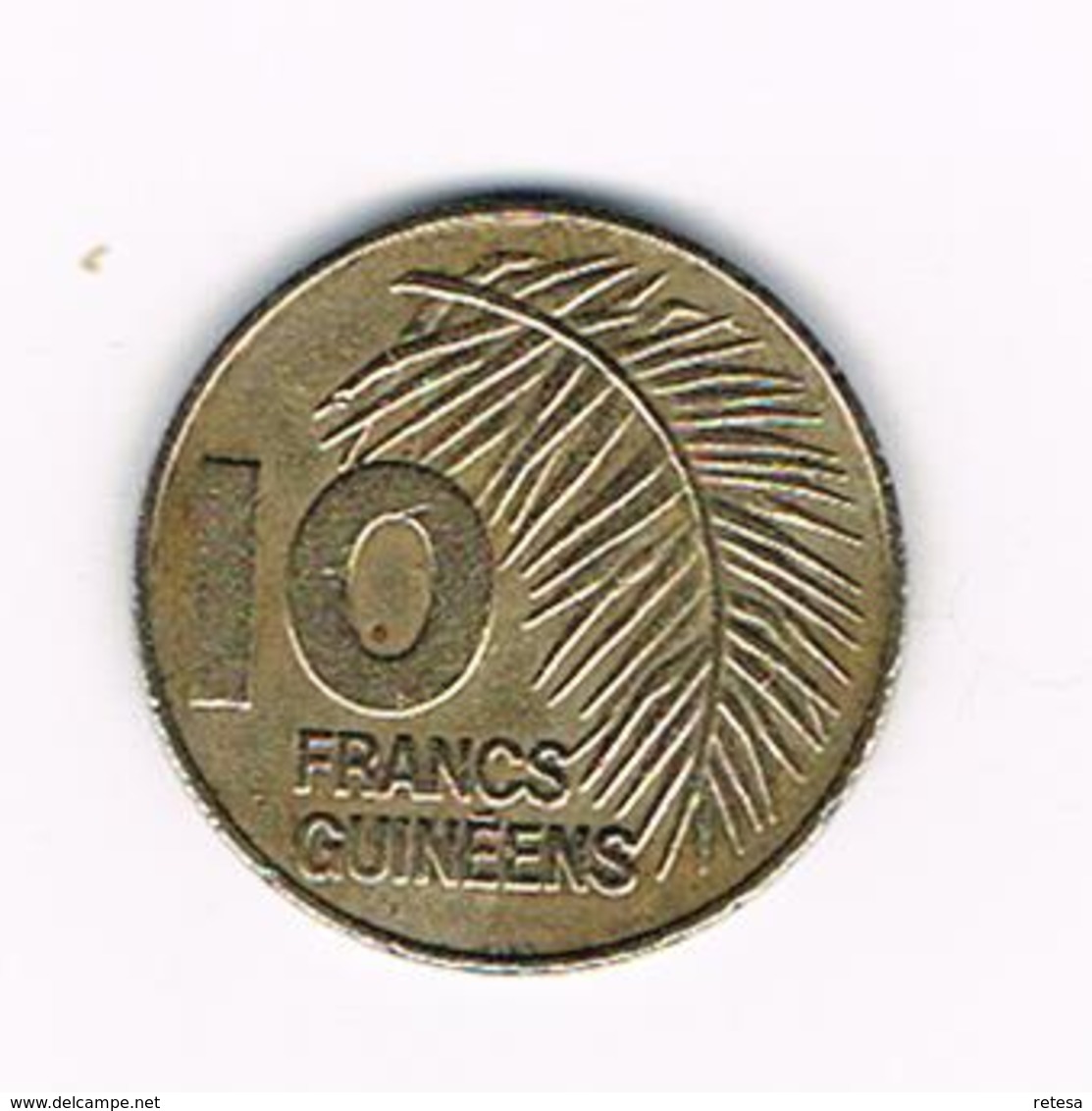 &   GUINEE  10 FRANCS   1985 - Guinée