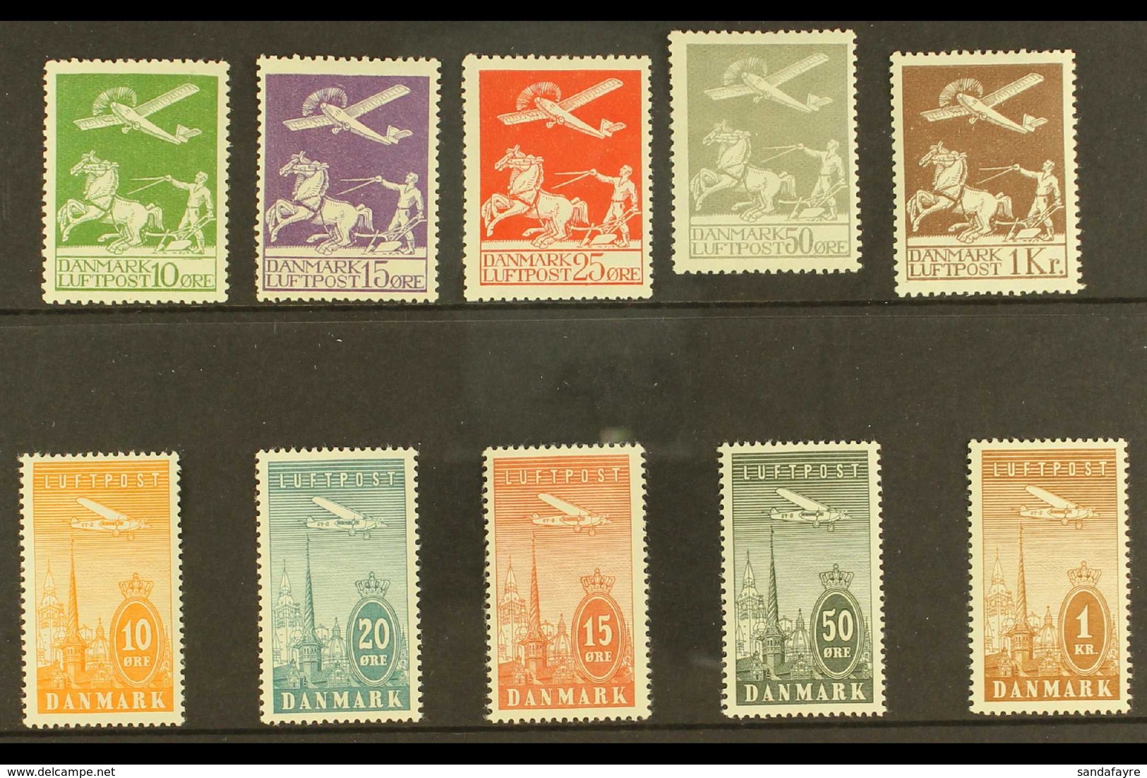 1925-34 AIR POST COLLECTION Includes 1925-26 Set, SG 224/26, Mi 143/45, 1929 Set Of Additional Values, SG 227/28, Mi 180 - Sonstige & Ohne Zuordnung