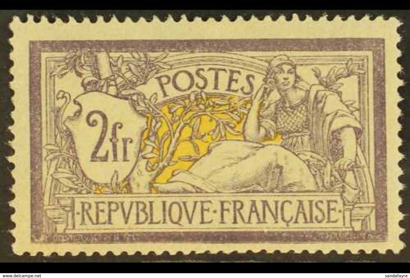 1900 2f Deep Lilac & Buff Merson (Yvert 122, SG 307, Mint, Lightly Disturbed Gum, Fresh, Cat £1,100. For More Images, Pl - Altri & Non Classificati