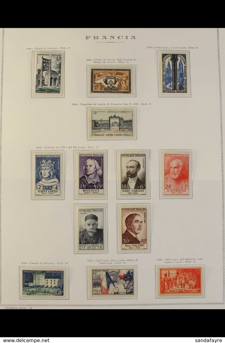 1950-54 COMPLETE NHM/MINT COLLECTION An Attractive Collection, Virtually All Never Hinged Mint Including The 1954 Celebr - Sonstige & Ohne Zuordnung