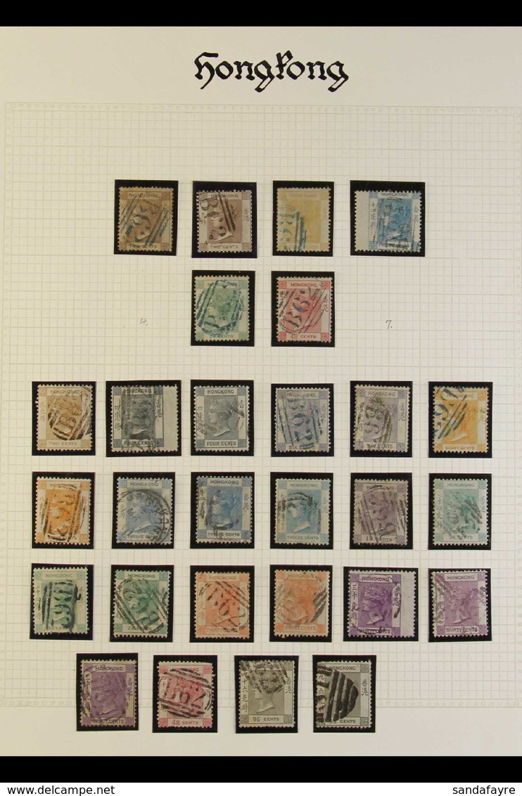 1862-1900 USED COLLECTION In Hingeless Mounts On Leaves, Includes 1862-63 2c (x2), 8c, 12c, 24c & 48c, 1863-71 All Value - Altri & Non Classificati