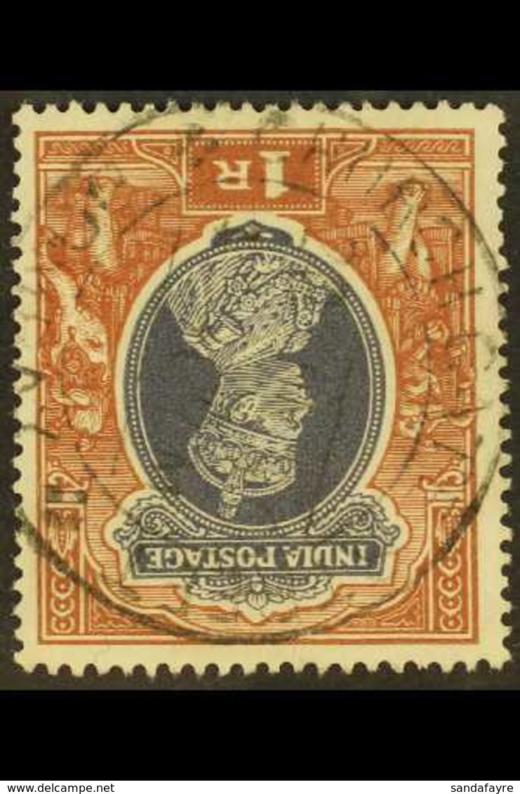 1937-40 1r Grey & Red-brown, Wmk Inverted, SG 259w, Very Fine Used. For More Images, Please Visit Http://www.sandafayre. - Altri & Non Classificati
