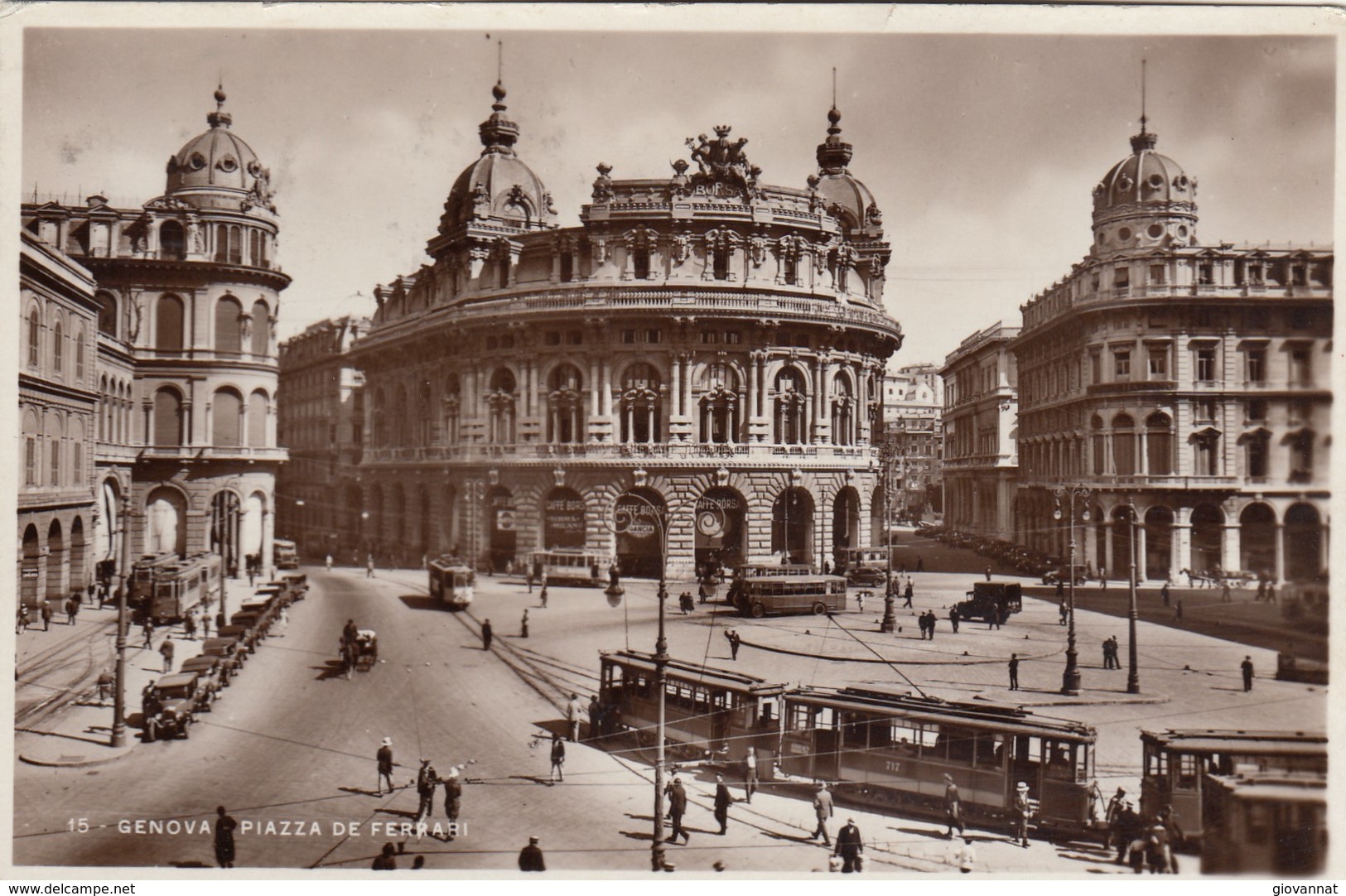 GENOVA-PIAZZA DE FERRARI-TRAM - Genova (Genoa)