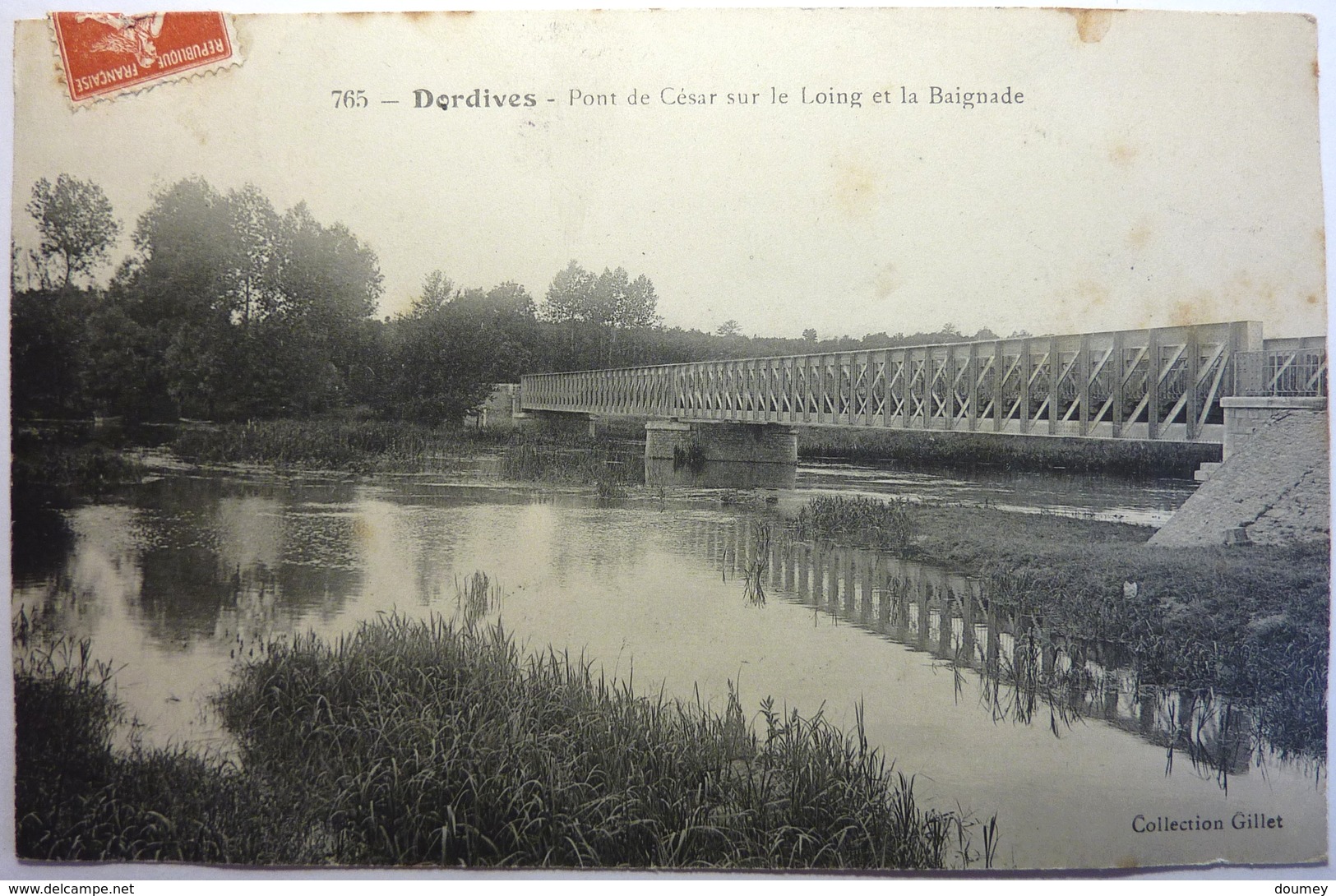 PONT DE CÉSAR SUR LE LOING ET LA BAIGNADE - DORDIVES - Dordives