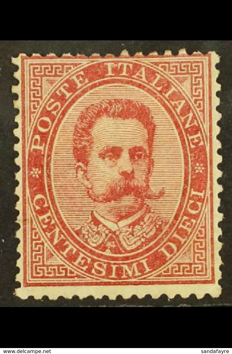 1879 10c Carmine, Umberto I, Sass 38, Mint Part Og. Cat Sass €300 (£230) For More Images, Please Visit Http://www.sandaf - Non Classificati