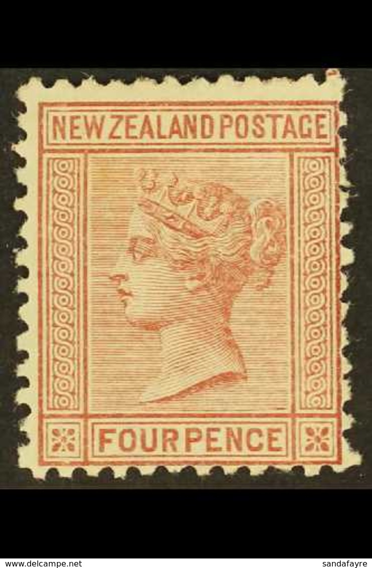 1878 4d Maroon, Perf 12 X 11½, SG 182, Mint, Large Part Og. For More Images, Please Visit Http://www.sandafayre.com/item - Other & Unclassified