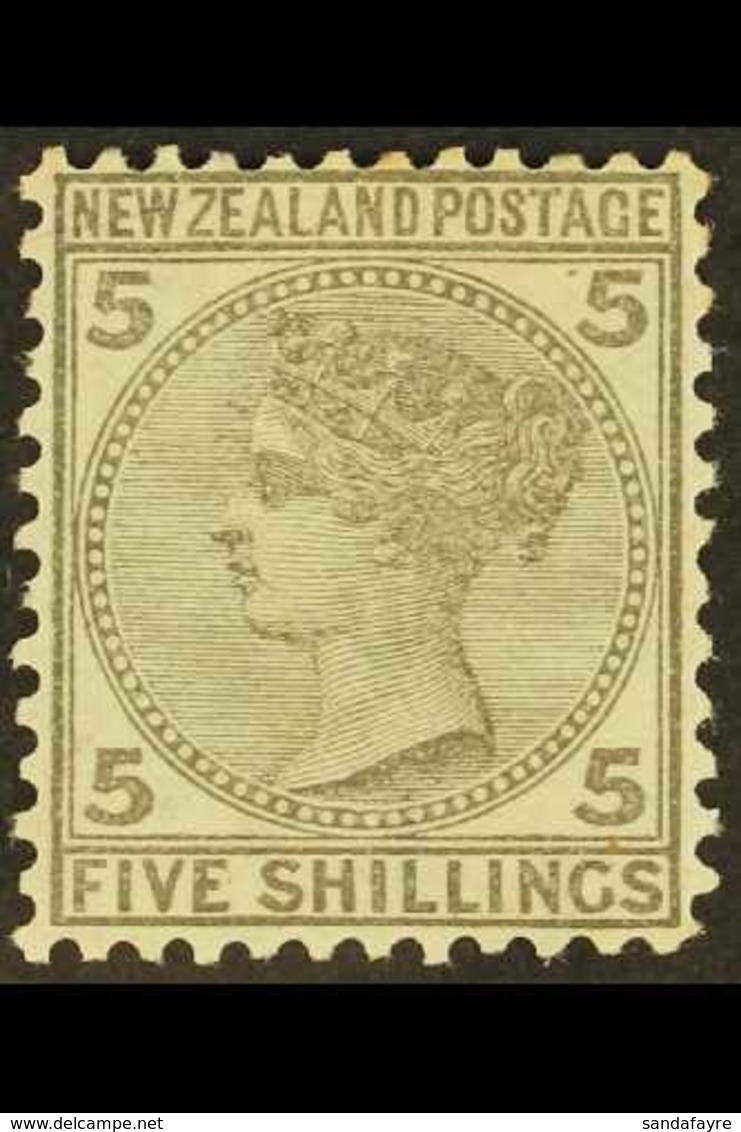 1878 5s Grey, Perf 12 X 11½, SG 186, Very Fine And Fresh Mint, Large Part Og. Very Well Centred For This Issue. For More - Altri & Non Classificati