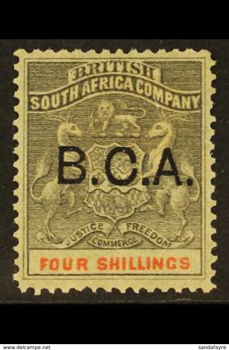 1891-95 4s Grey-black & Vermilion "B.C.A." Overprint, SG 11, Fine Mint, Fresh. For More Images, Please Visit Http://www. - Nyasaland (1907-1953)