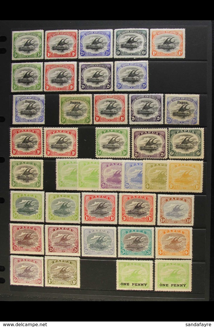 1901-1938 MINT COLLECTION CAT £800+ On Stock Pages, ALL DIFFERENT, Inc 1901-05 Wmk Horiz ½d, 1d, 2½d, 6d & 1s And Wmk Ve - Papua New Guinea