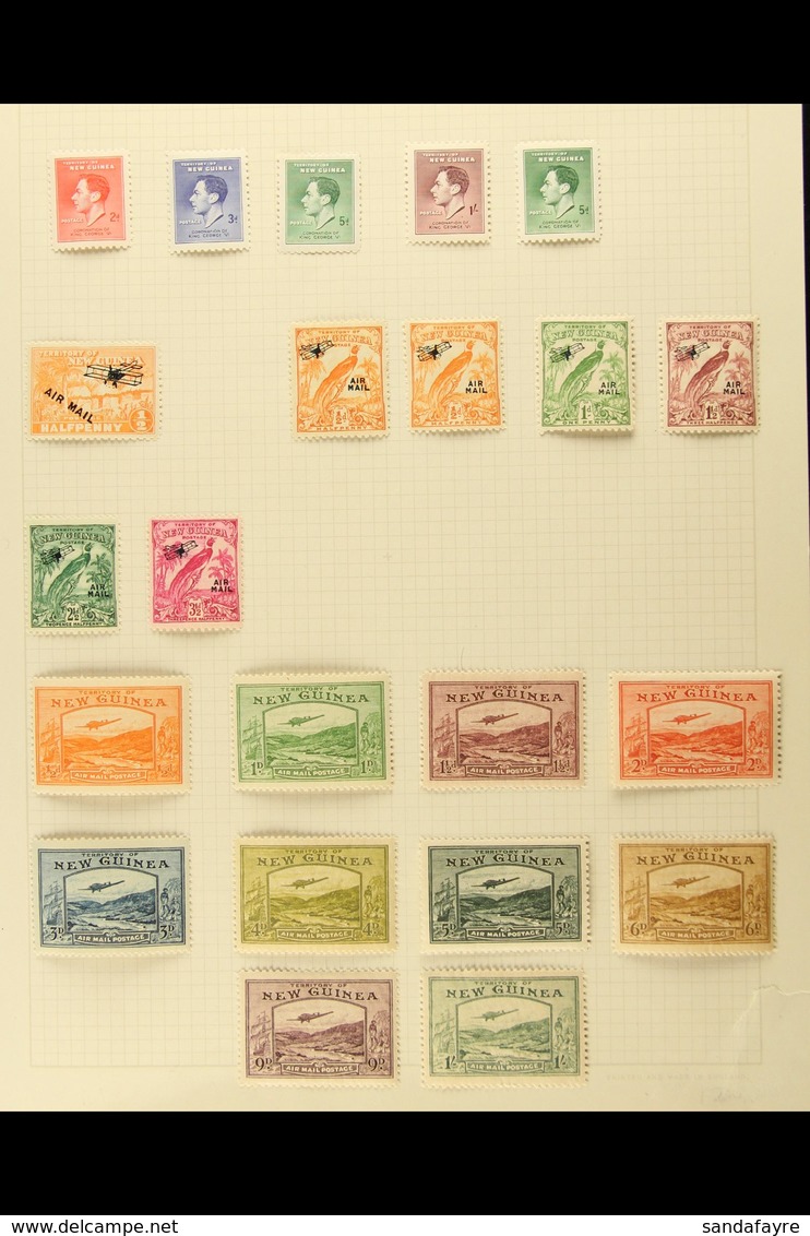 1915-73 "NWPI" TO "PNG" COLLECTION A Mint Or Used Old Time Collection On Album Pages Which Starts With A Few NWPI Opts O - Papua New Guinea