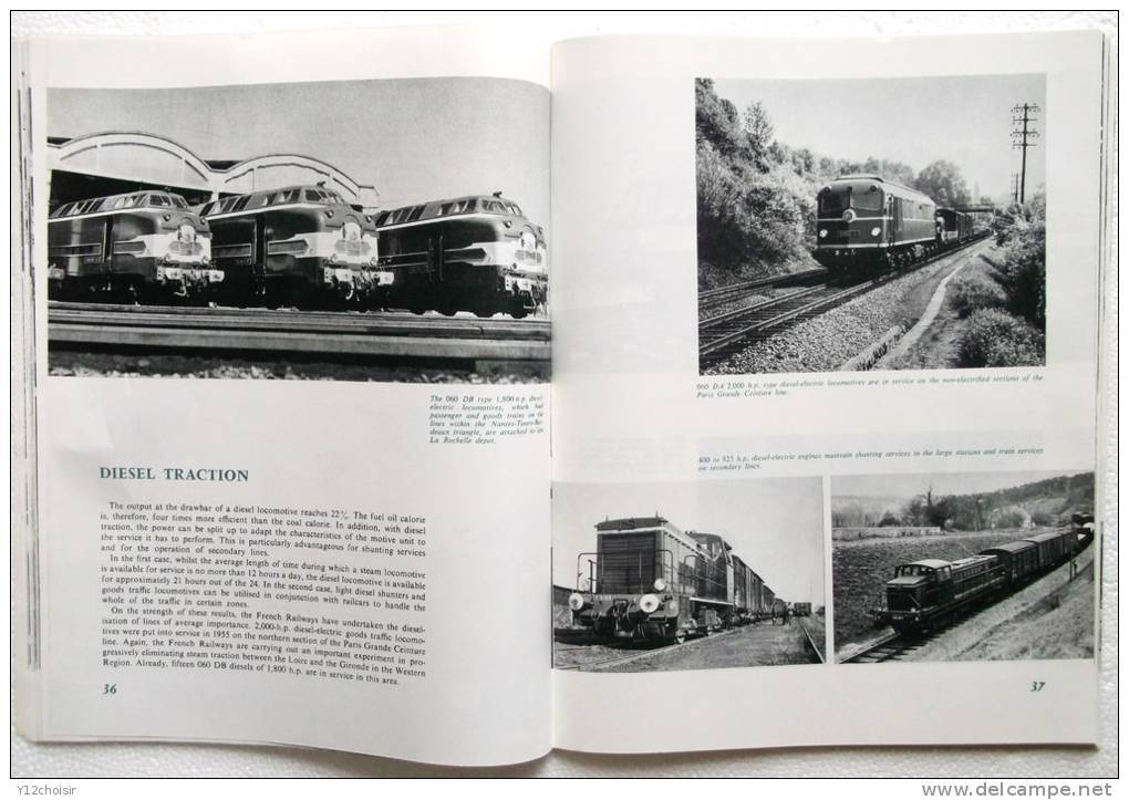 REVUE 1959  CHEMINS DE FER FRANCE SNCF THE RAILWAYS OF FRANCE TRAIN GARE