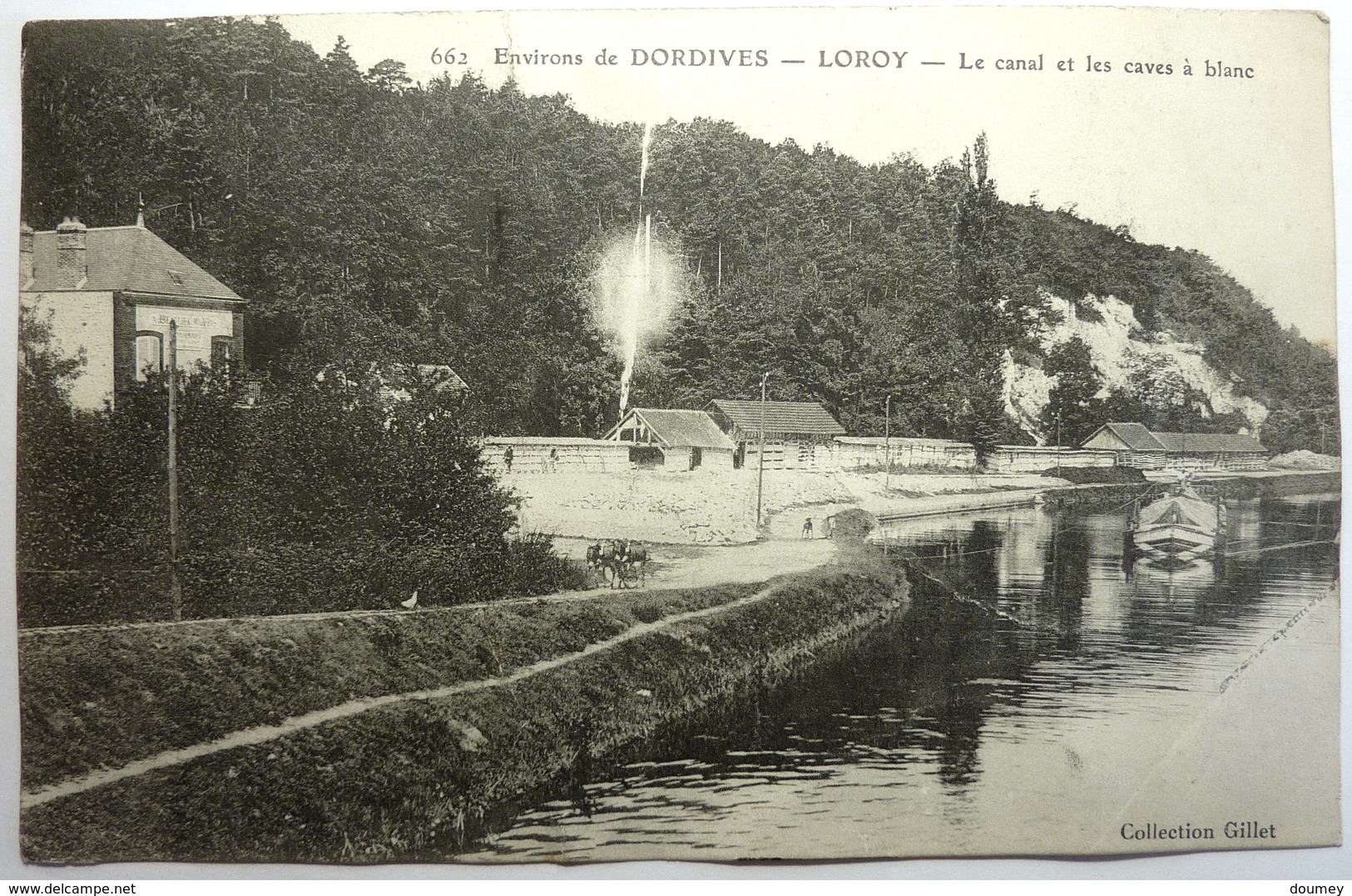 LE CANAL ET LES CAVES Á BLANC - ENVIRONS DE DORDIVES - LOROY - Dordives
