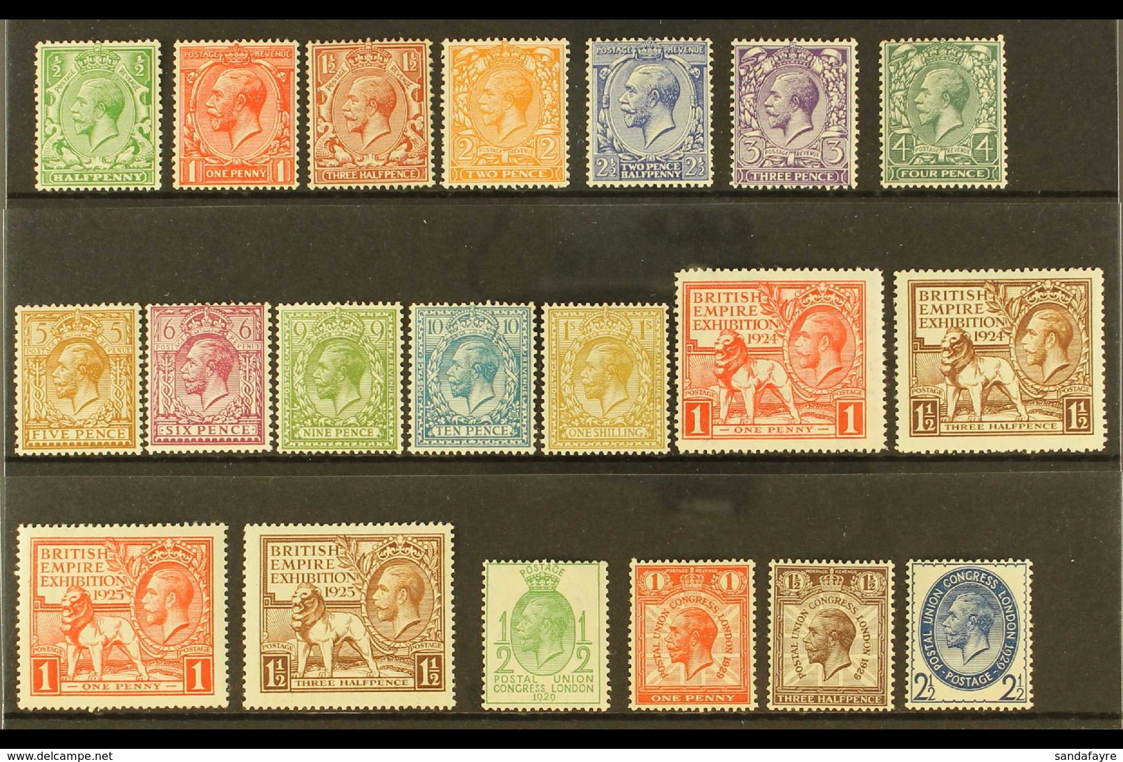 1924-29 NHM SELECTION Presented On A Stock Card. Includes A 1924-26 Block Cypher Definitive Set, 1924-25 Empire Exhibiti - Ohne Zuordnung