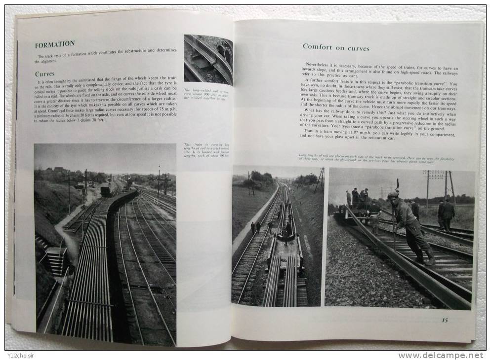 REVUE 1959 THE RAILWAYS OF FRANCE  CHEMINS DE FER FRANCE SNCF TRAIN GARE - Transportation