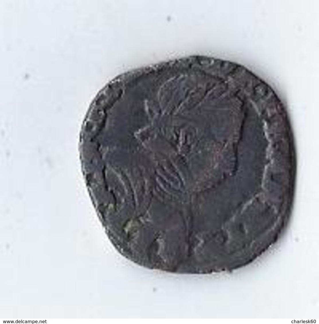 Monnaie France Henri III 1590 Double Tournois - 1574-1589 Henri III