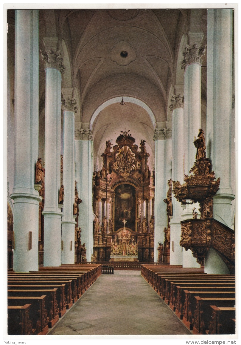 Straubing - Karmelitenkirche   Blick Zum Hochaltar - Straubing