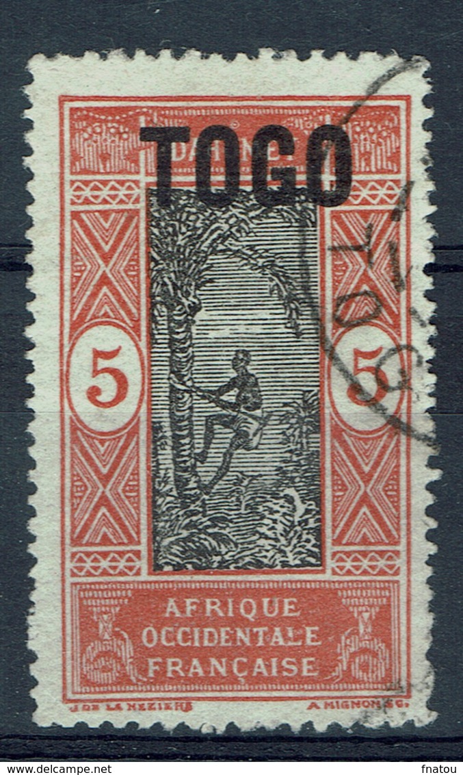 Togo, Dahomey Overprint "TOGO", 5c, 1921, VFU - Used Stamps