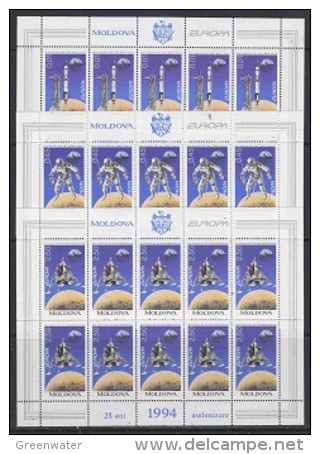 Europa Cept 1994  Moldova 3v Sheetlets  ** Mnh (38991) - 1994