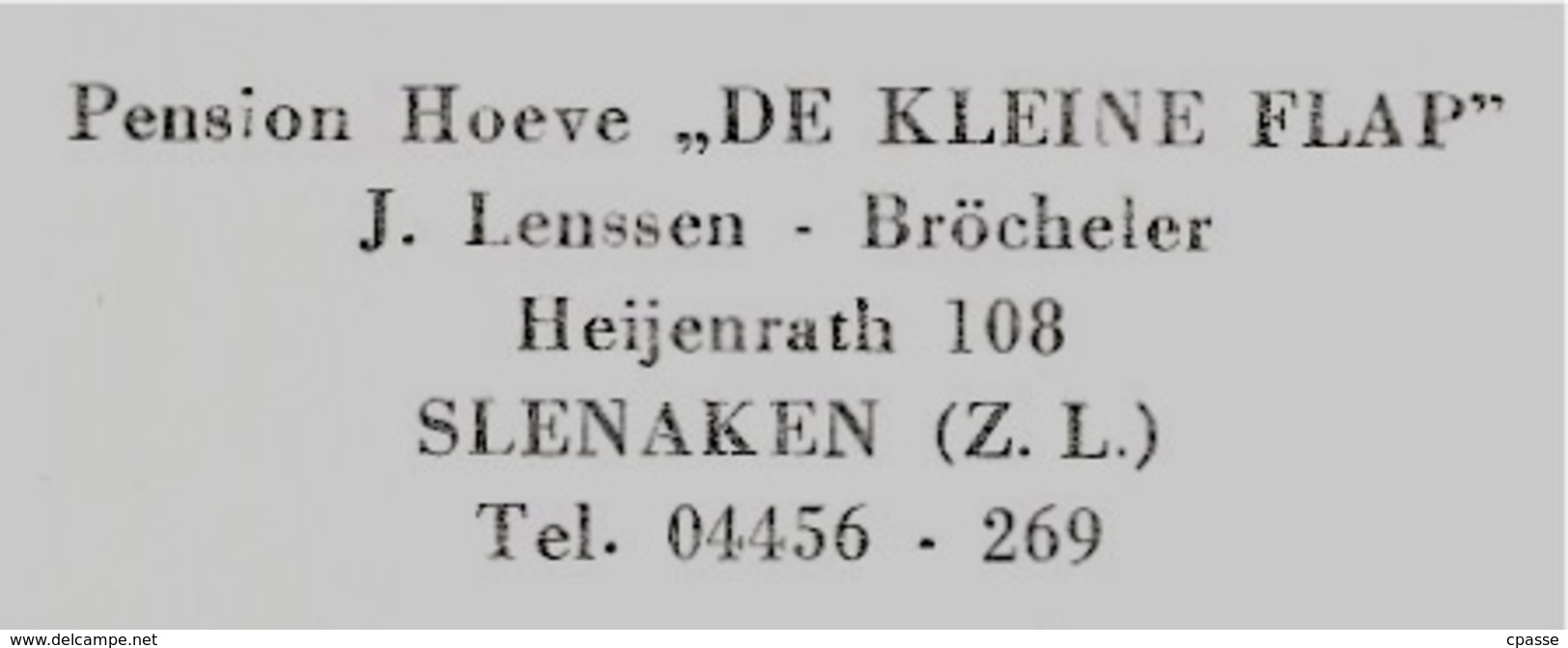 CPSM AK Pays-Bas - SLENAKEN Limburg - Pension Hoeve "DE KLEINE FLAP" J. Lenssen - Slenaken