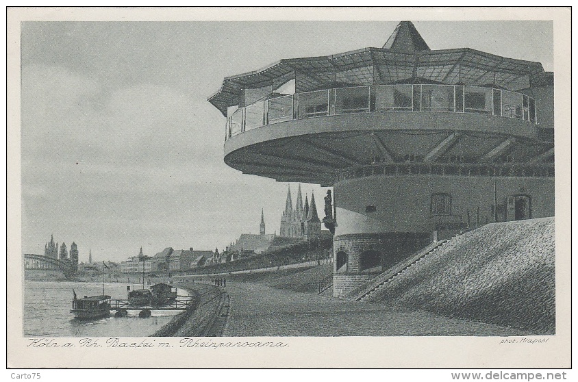 Allemagne - Köln A. Rhein Bastei M. Rheinpanorama - Architecture - Koeln
