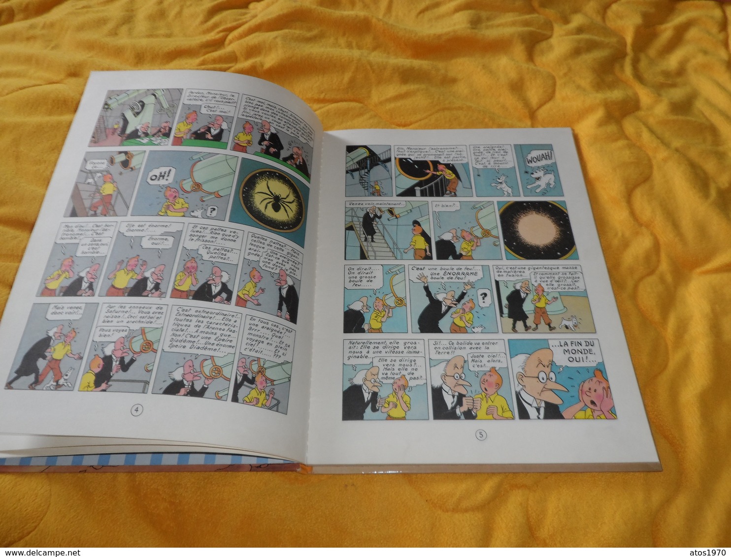 LIVRE BD HERGE LES AVENTURES DE TINTIN. L'ETOILE MYSTERIEUSE. CASTERMAN / EDITION 1966. - Tintin