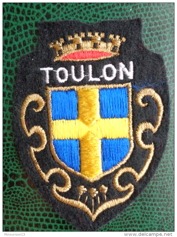 ECUSSON TISSU BRODE DE TOULON - Patches