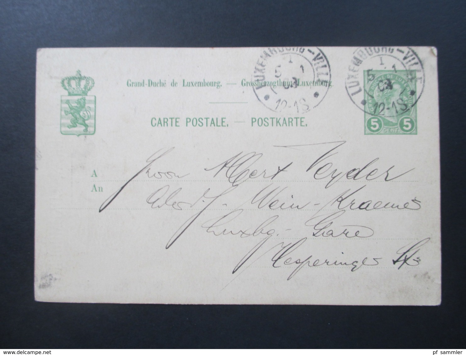 Luxemburg 44 Ganzsachen! 4x incomming Mail. Interessante Stempel. Ambulant / Rahmenstempel usw. ca. 1884 - 1926