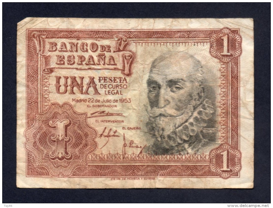 Spagna - 1 Pesetas 1953 - 1-2 Pesetas