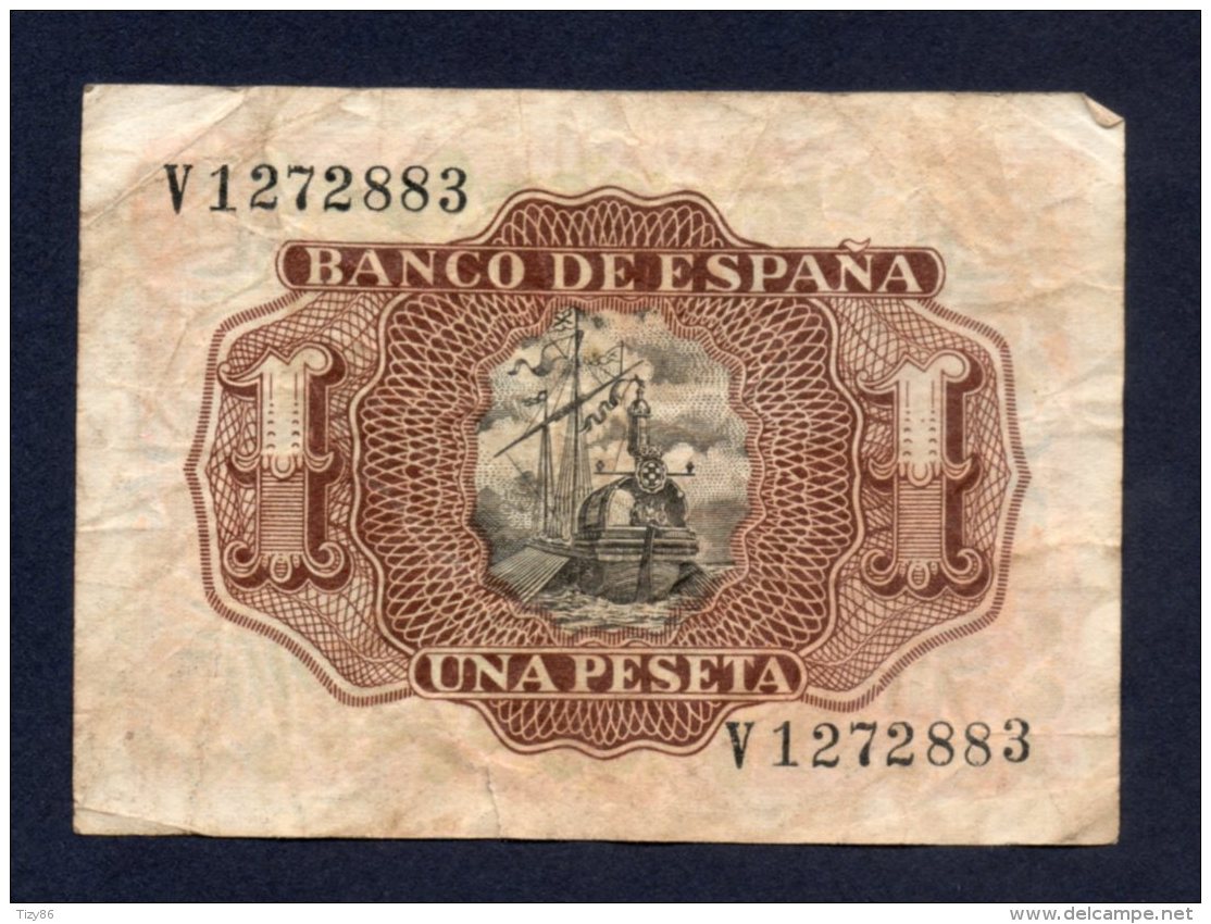Spagna - 1 Pesetas 1953 - 1-2 Pesetas