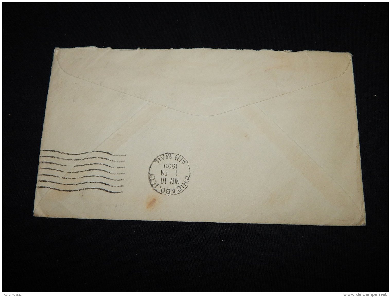 USA 1938 Chicago Air Mail Cover To Netherlands__(L-13980) - 1c. 1918-1940 Briefe U. Dokumente