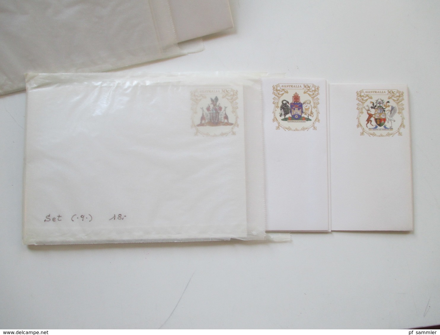 Australien Ganzsachen / Pre stamped envelope / Stationaries ca. 250 stk. Ganze Serien / Motive usw. Ungebraucht / Luxus!