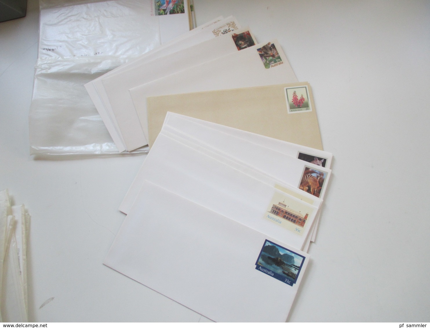 Australien Ganzsachen / Pre stamped envelope / Stationaries ca. 250 stk. Ganze Serien / Motive usw. Ungebraucht / Luxus!